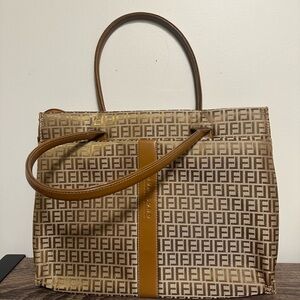 Fendi style Brown and Tan Women's Bag (not Fendi)